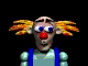 3d clown animated gif