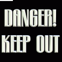 Danger Keep Out Animation