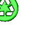 recycle sign gif animation