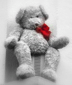 teddy bear color changing ribbon